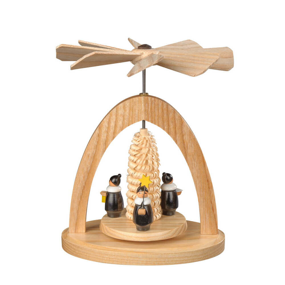 Wärmespiel mit 3 Kurrendefiguren, 13 cm von Albin Preißler
