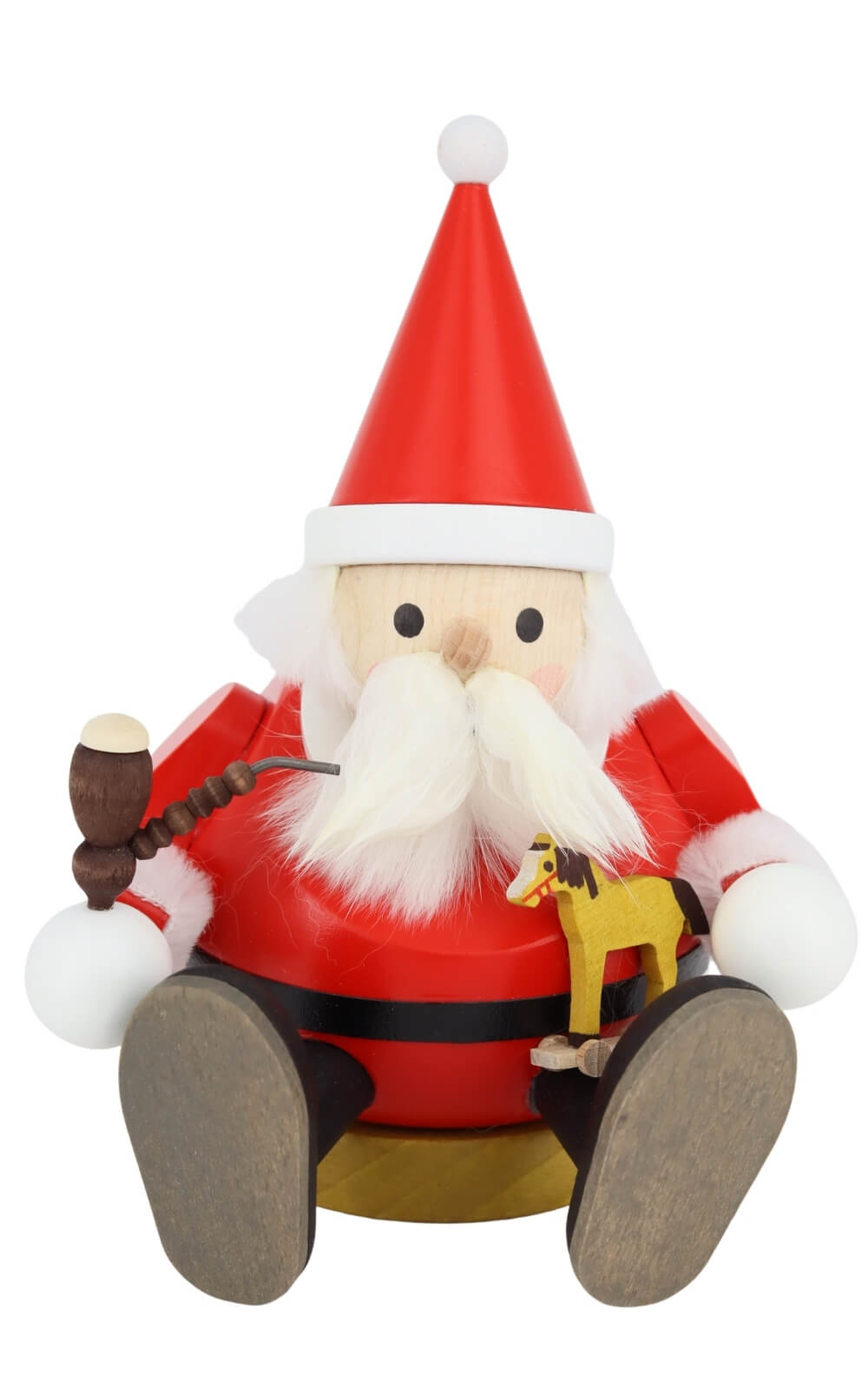 Räuchermännchen Weihnachtsmann, 15 cm, farbig von Richard Glässer