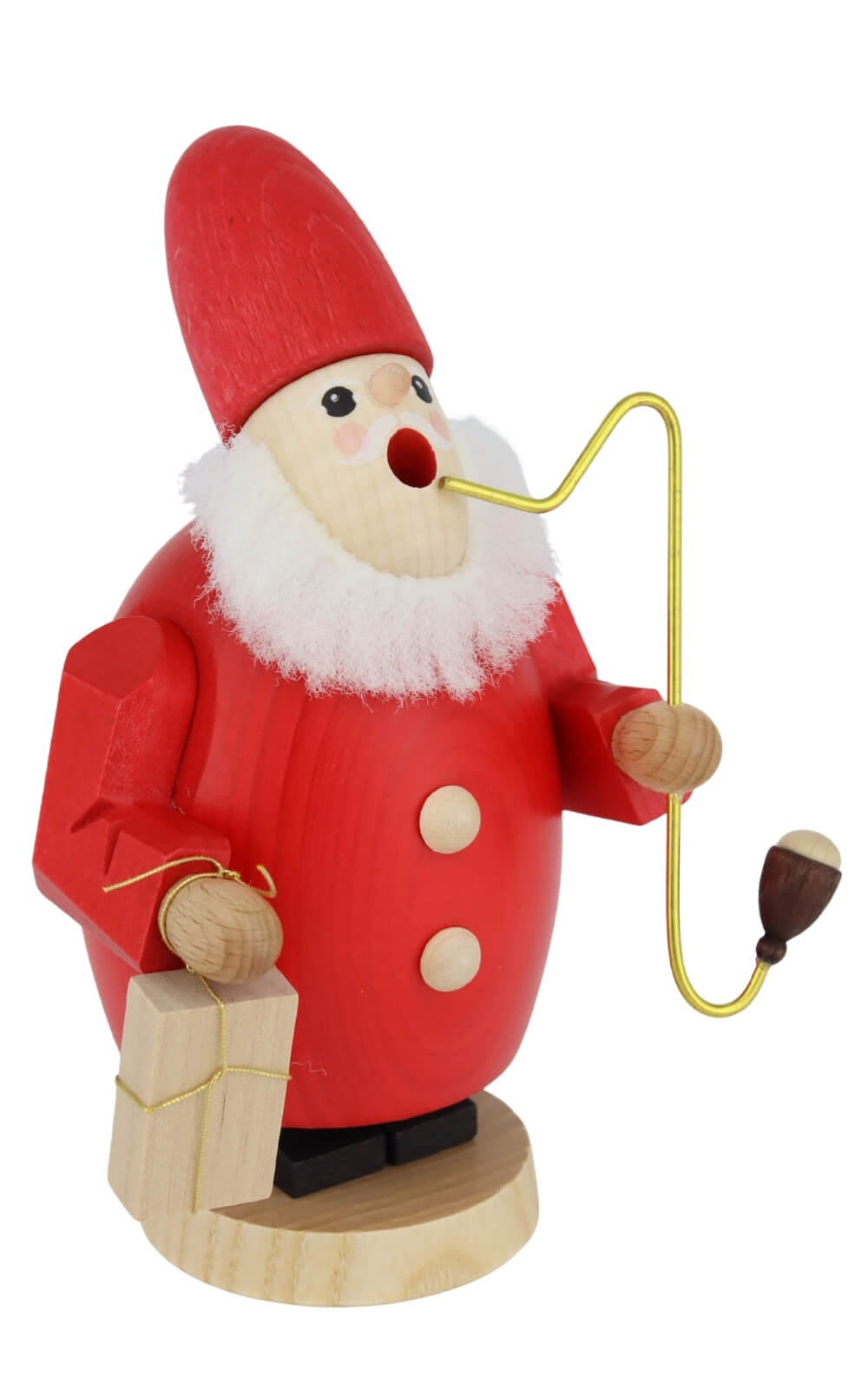 Räuchermännchen Weihnachtsmann, 16 cm, farbig von Richard Glässer