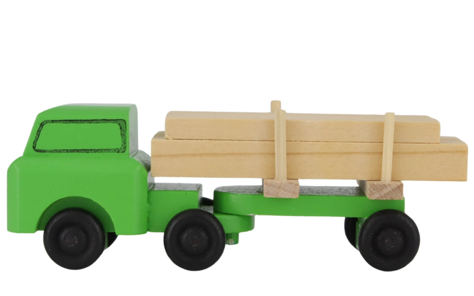 Holzspielzeug LKW Schnittholz, farbig, 8 cm von Robbi Weber_1