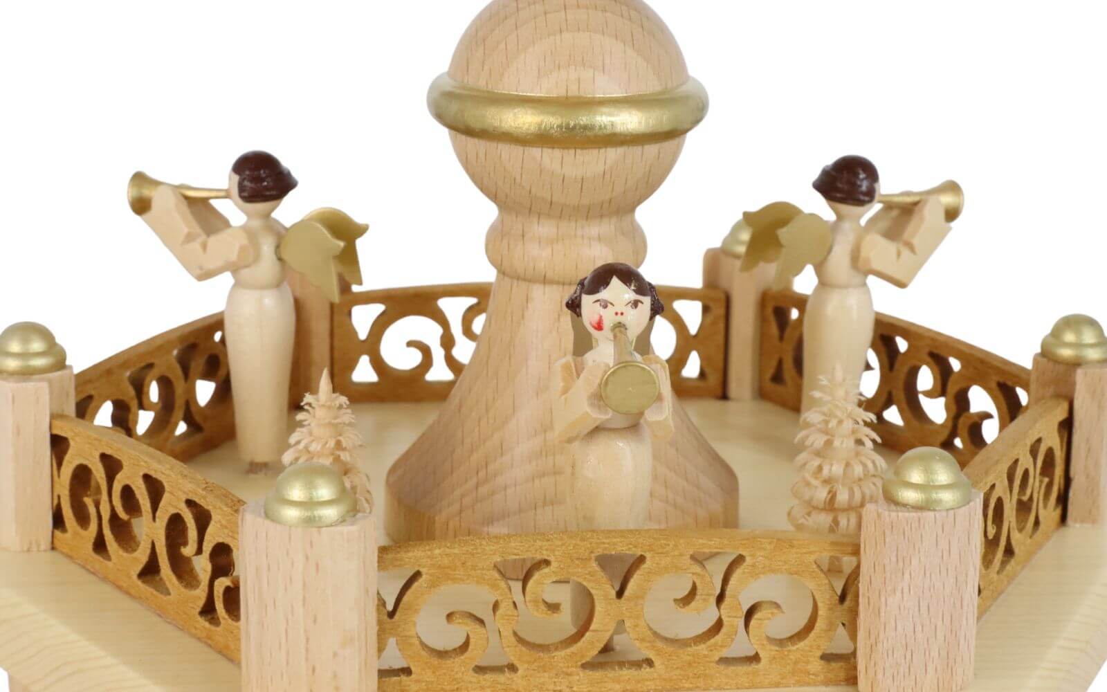 Weihnachtspyramide für Teelichte Heilige Familie, 1 - stöckig, 35 cm von Richard Glässer_2