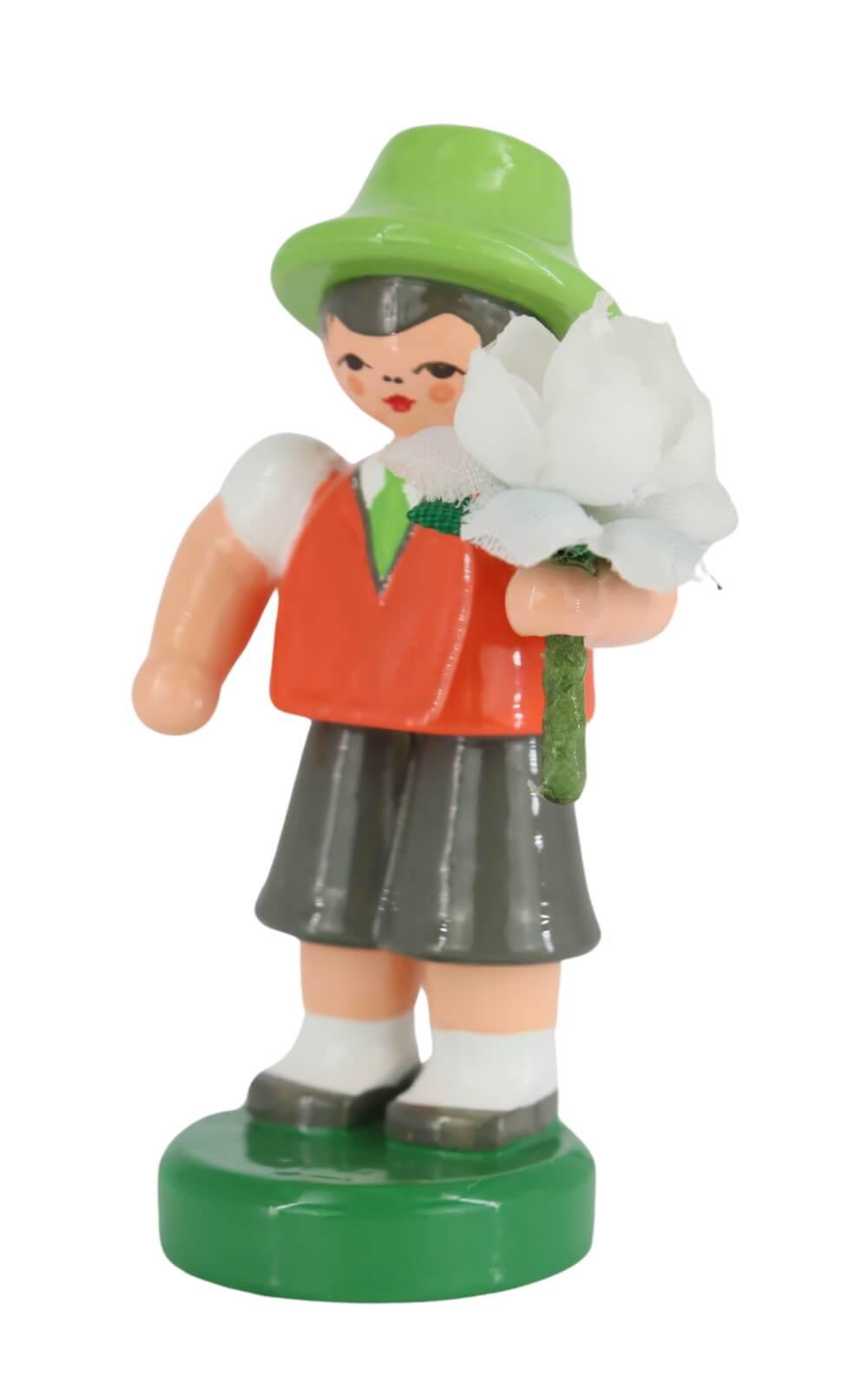 Miniatur Blumenkind - Junge, orange/grün von Figurenland Uhlig GmbH_3