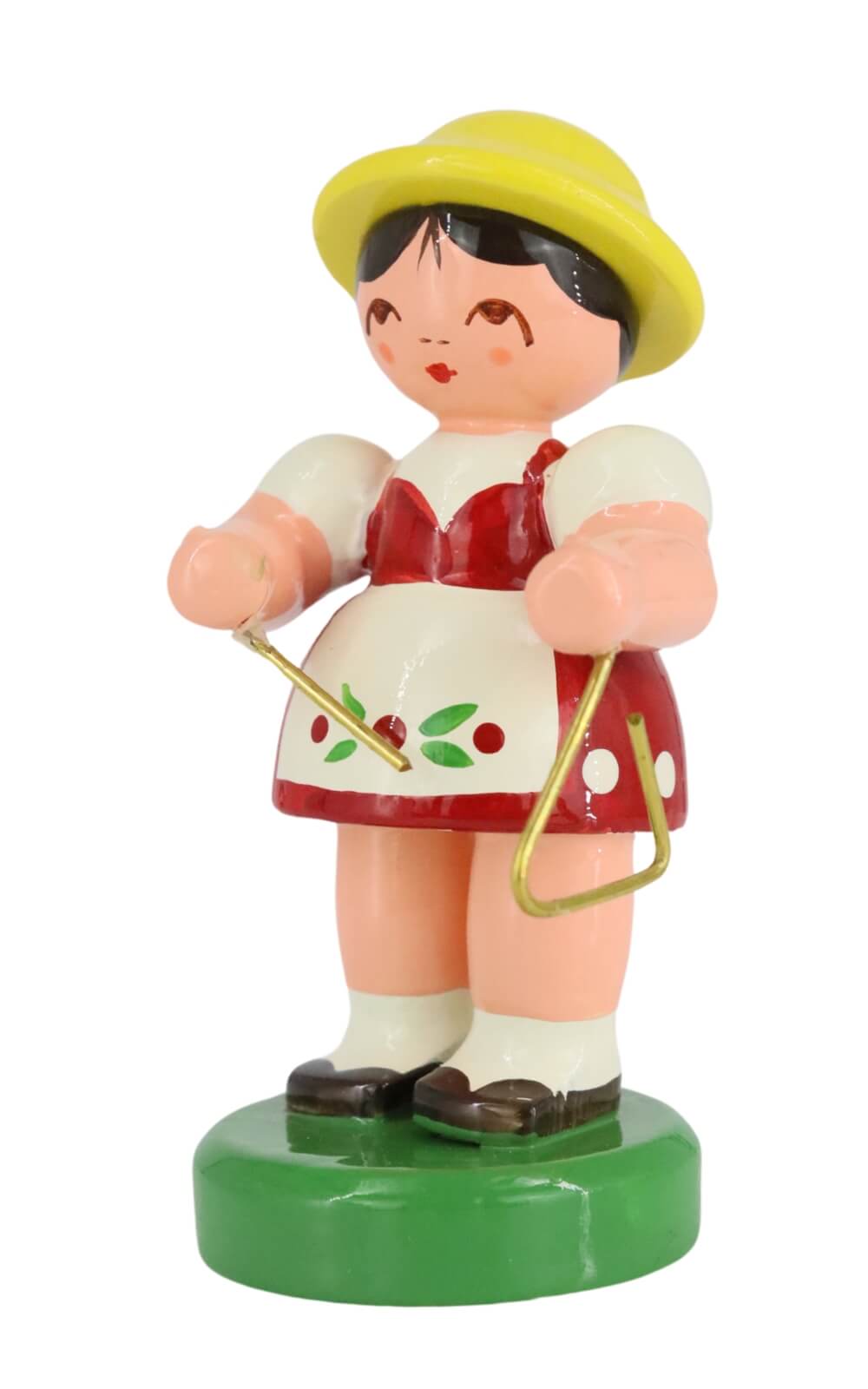 Miniatur - Mädchen mit Triangel von Figurenland Uhlig GmbH_3