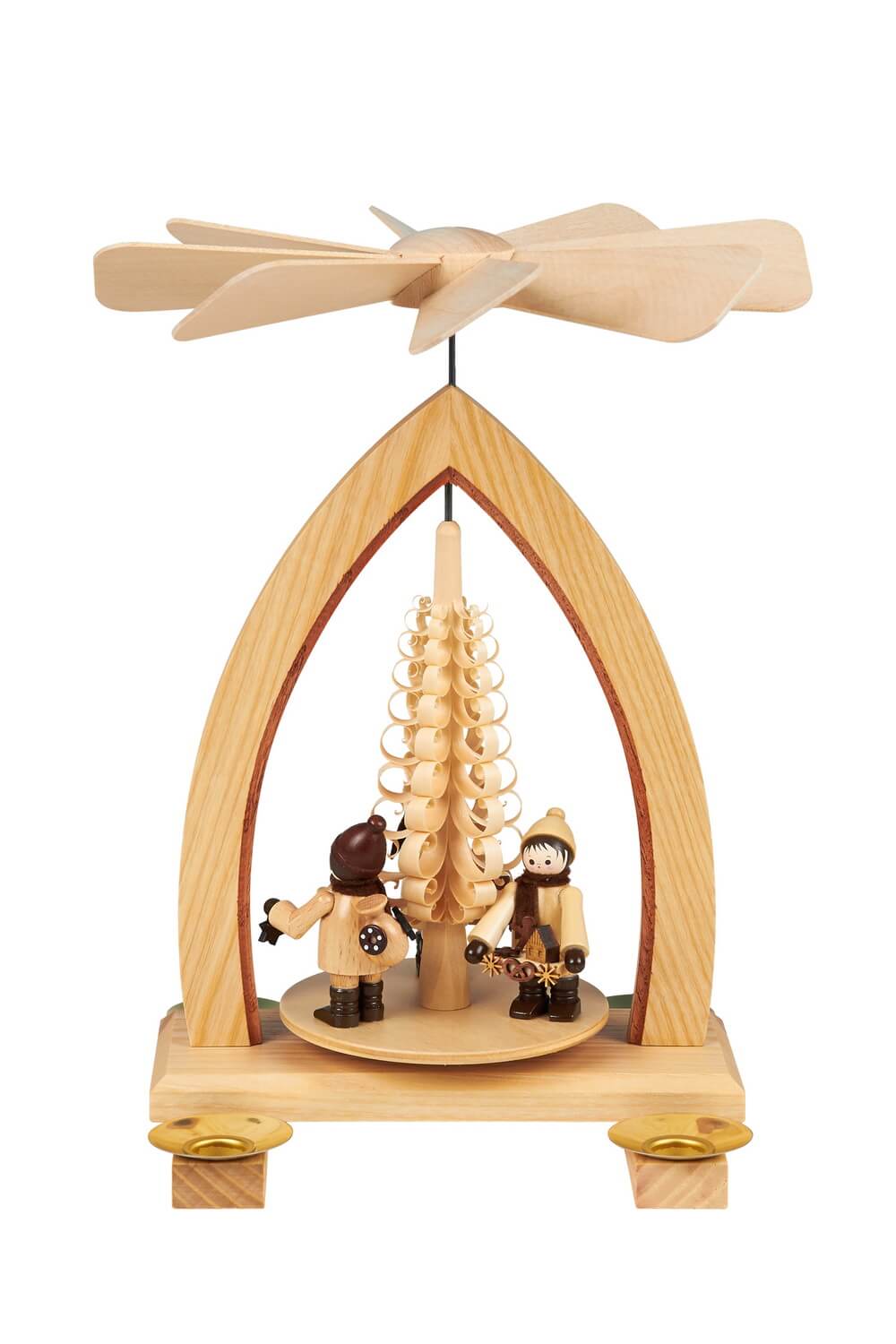 Weihnachtspyramide Striezelkinder, 26 cm von Heinz Lorenz