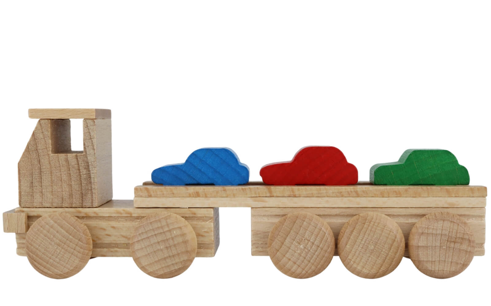 Holzspielzeug Autotransporter, farbig, 15 cm von Ebert GmbH_2