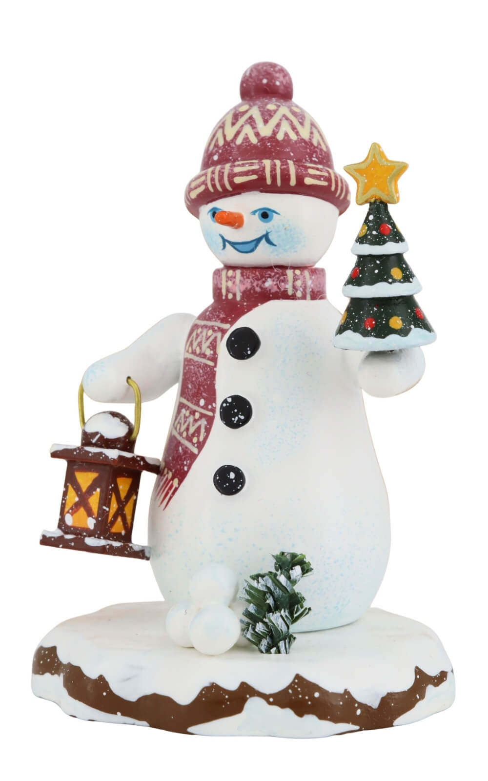 Winterkind Schneemann – Tannenlicht, 9 cm von Hubrig Volkskunst_2