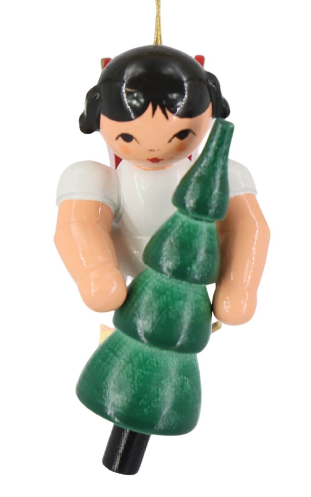 Schwebeengel mit Weihnachtsbaum und roten Flügeln von Figurenland Uhlig GmbH_2