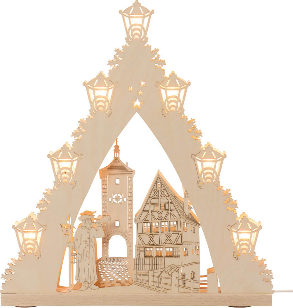 Lichterspitze Rothenburg ob der Tauber, 43 cm von Weigla