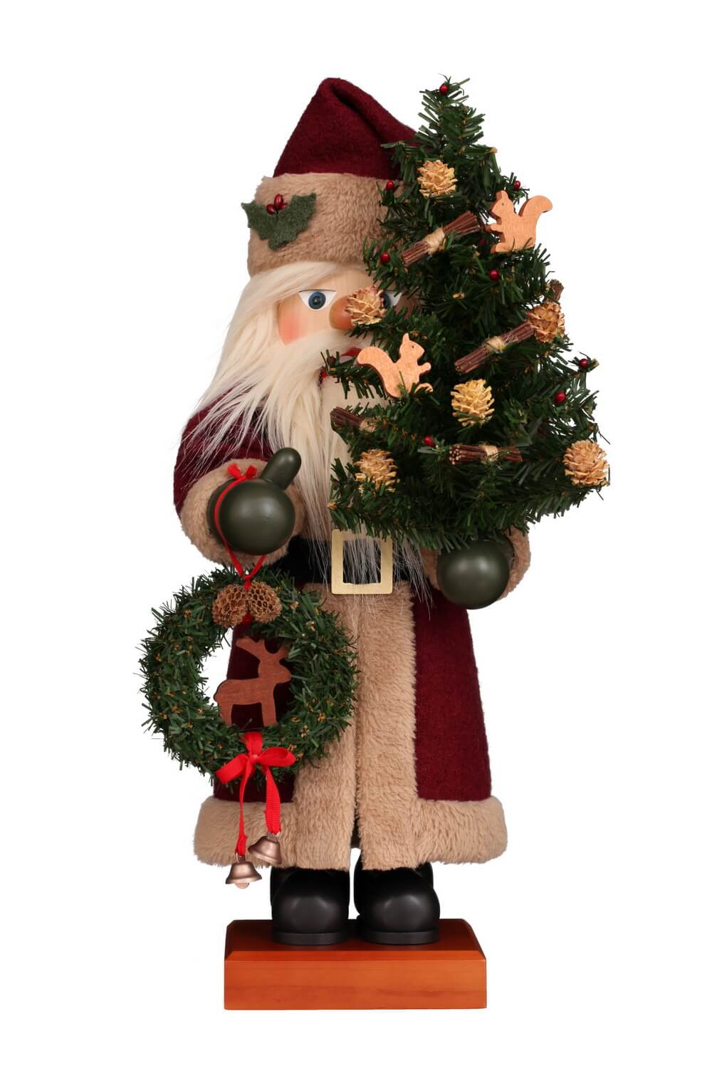 Nussknacker Weihnachtsmann Wald, 48 cm von Christian Ulbricht