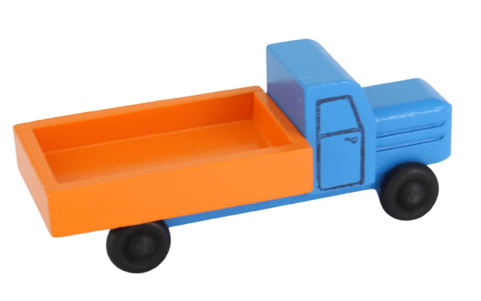 Holzspielzeug LKW Kastenwagen, farbig von Robbi Weber_3