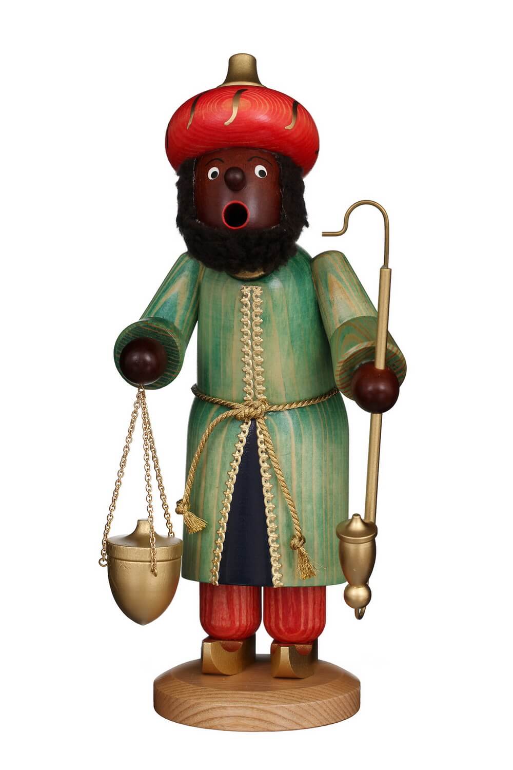 Räuchermännchen Balthasar, 28 cm, farbig von Christian Ulbricht