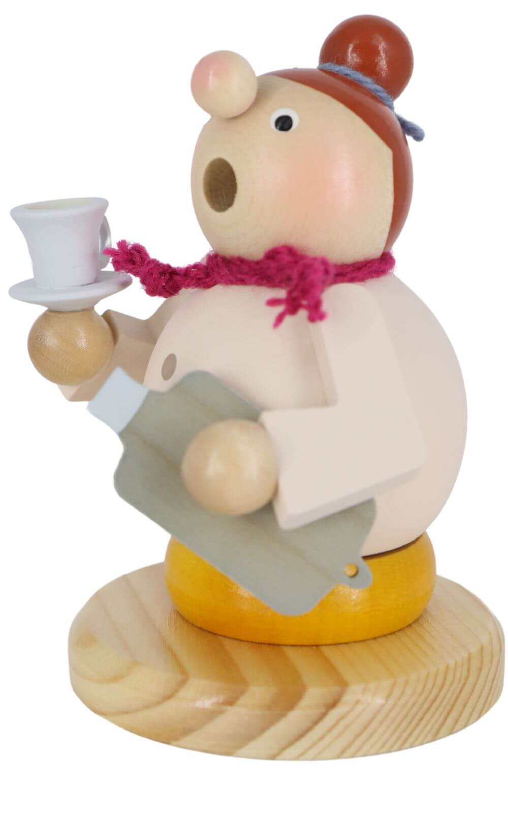 Räuchermännchen Schlafmütze Oma mit Wärmflasche, 11 cm von Ralf Zenker_3