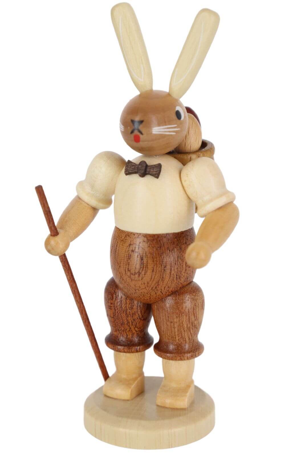 Hase mit Korb natur, 11 cm von Müller Kleinkunst_1