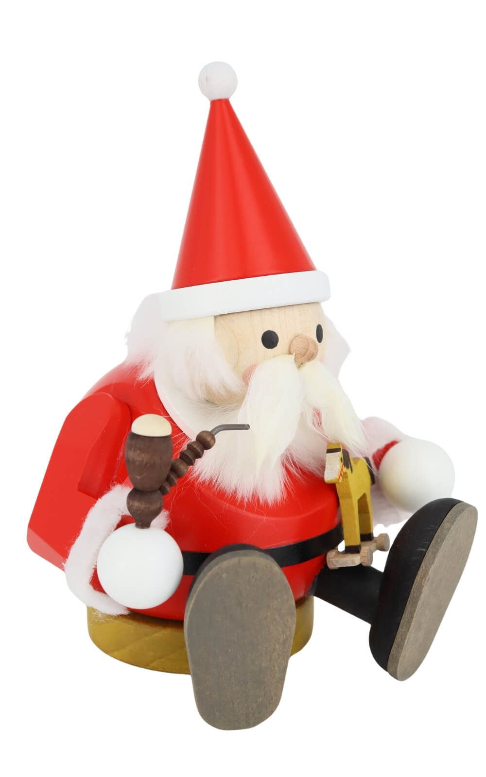 Räuchermännchen Weihnachtsmann, 15 cm, farbig von Richard Glässer