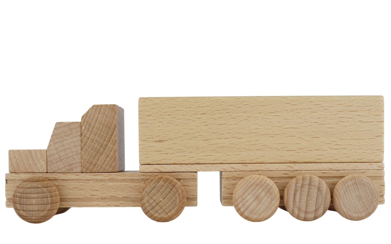 Holzauto US Truck Pritsche, natur von Ebert GmbH_2