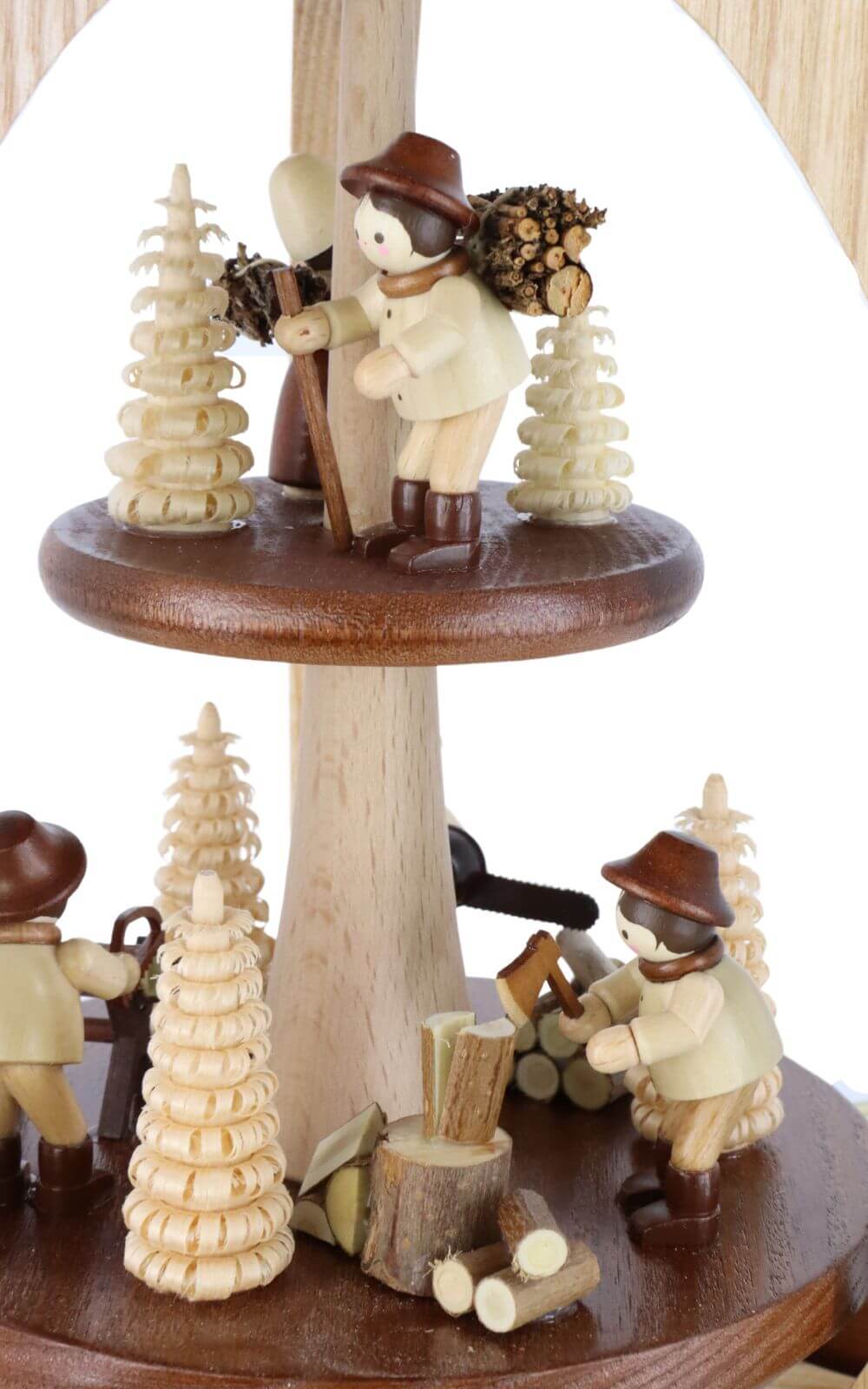 Weihnachtspyramide Waldleute doppelstöckig von Legler_2