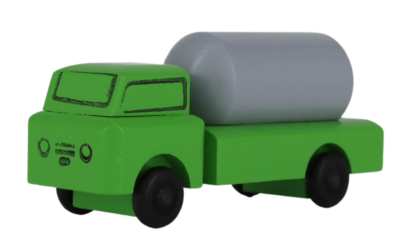 Holzspielzeug LKW Gefahrguttransporter, farbig von Robbi Weber_1