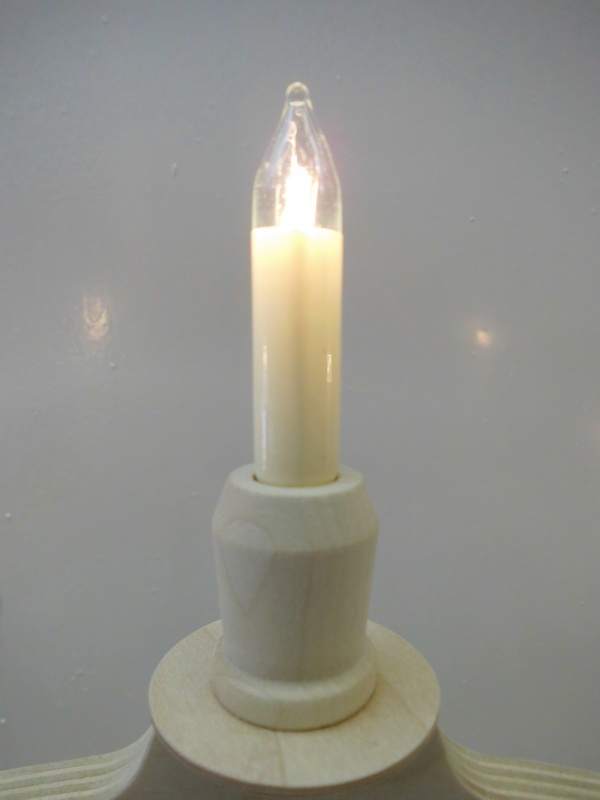Kleinschaftkerzen, 3 Stück, 46 Volt, 3 Watt
