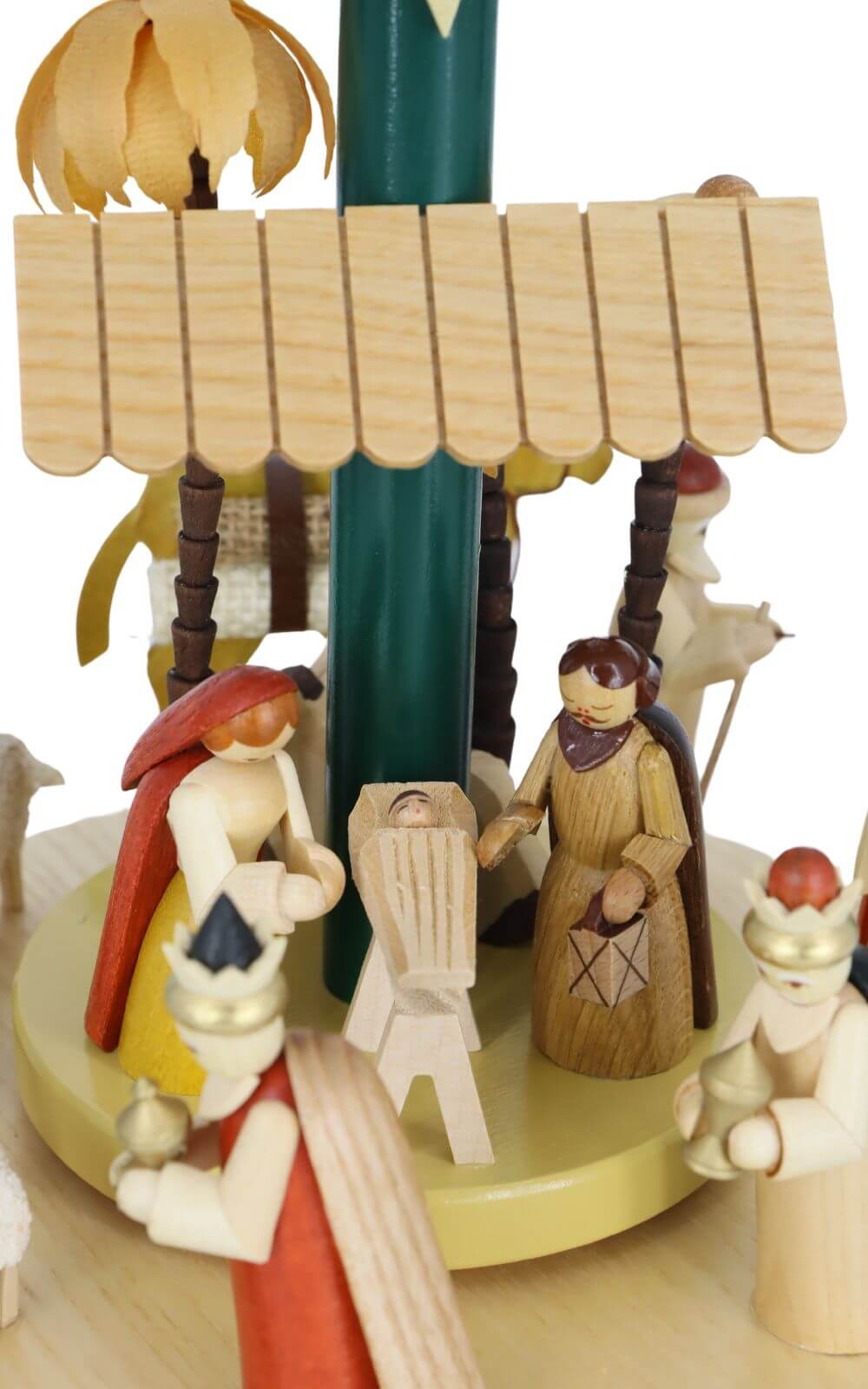 Weihnachtspyramide Christi Geburt, farbig, 40 cm von Richard Glässer_3