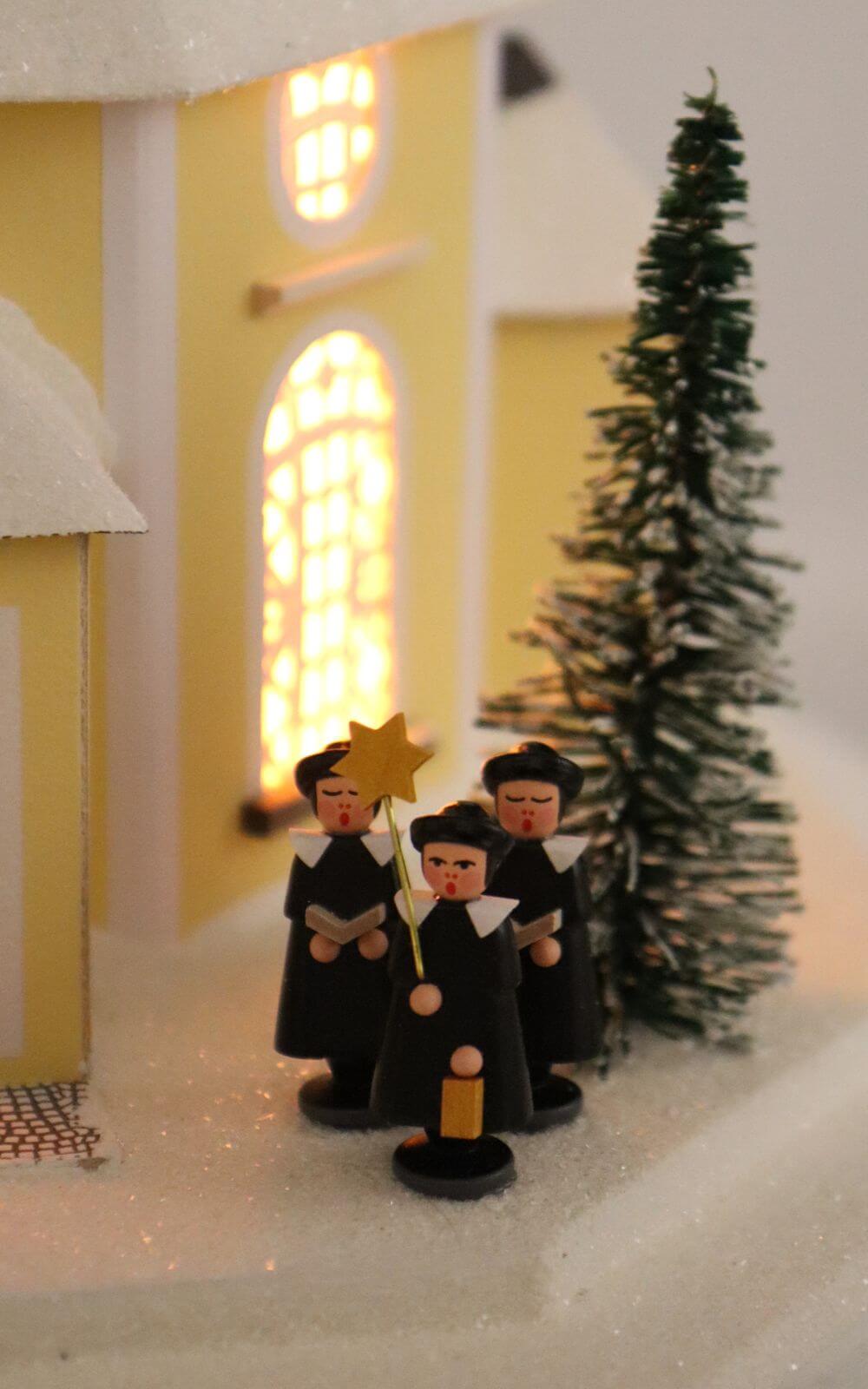 Lichterhaus Seiffener Kirche, 43 cm von Birgit Uhlig_3