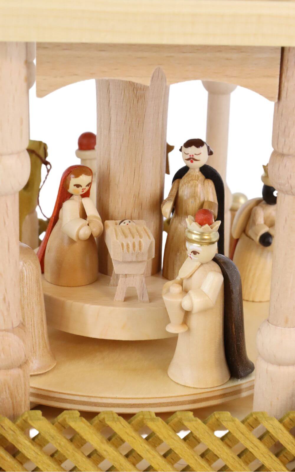Weihnachtspyramide Heilige Geschichte, 3– stöckig, 40 cm von Richard Glässer_2