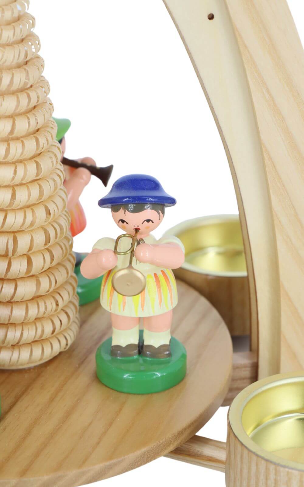 Frühlingspyramide mit 4 Instrumentenkinder, 27 cm von Figurenland Uhlig GmbH_5