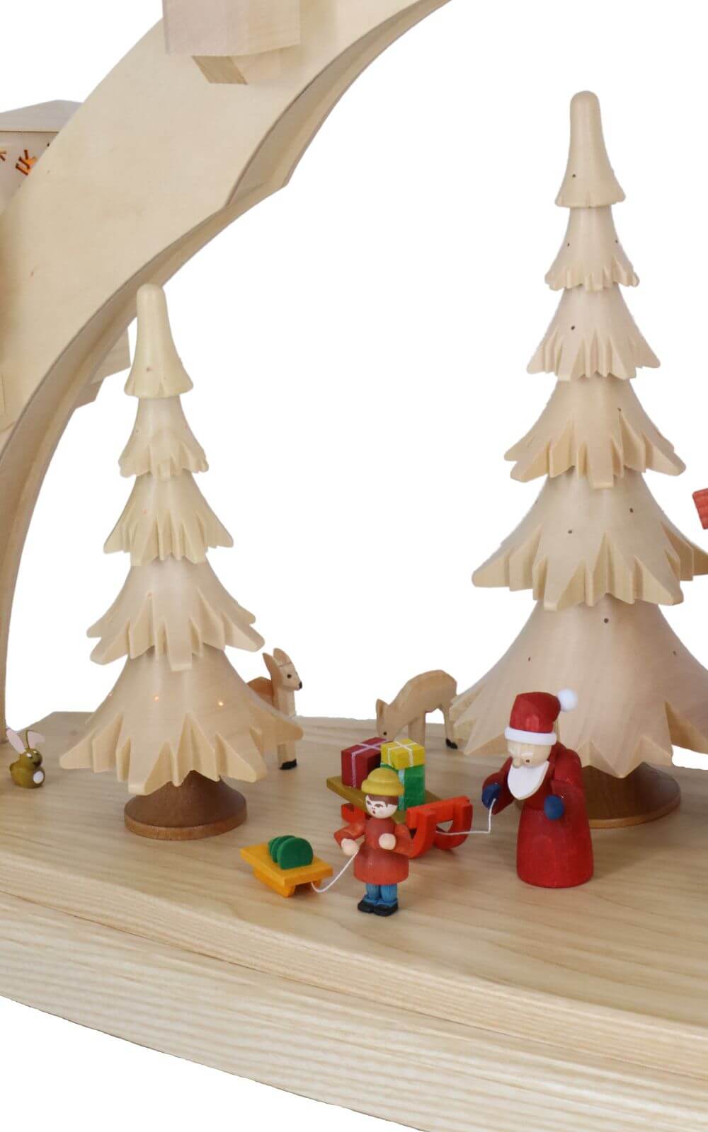 Schwibbogen Weihnachtswald mit Adventshaus, 80 cm von Richard Glässer_4