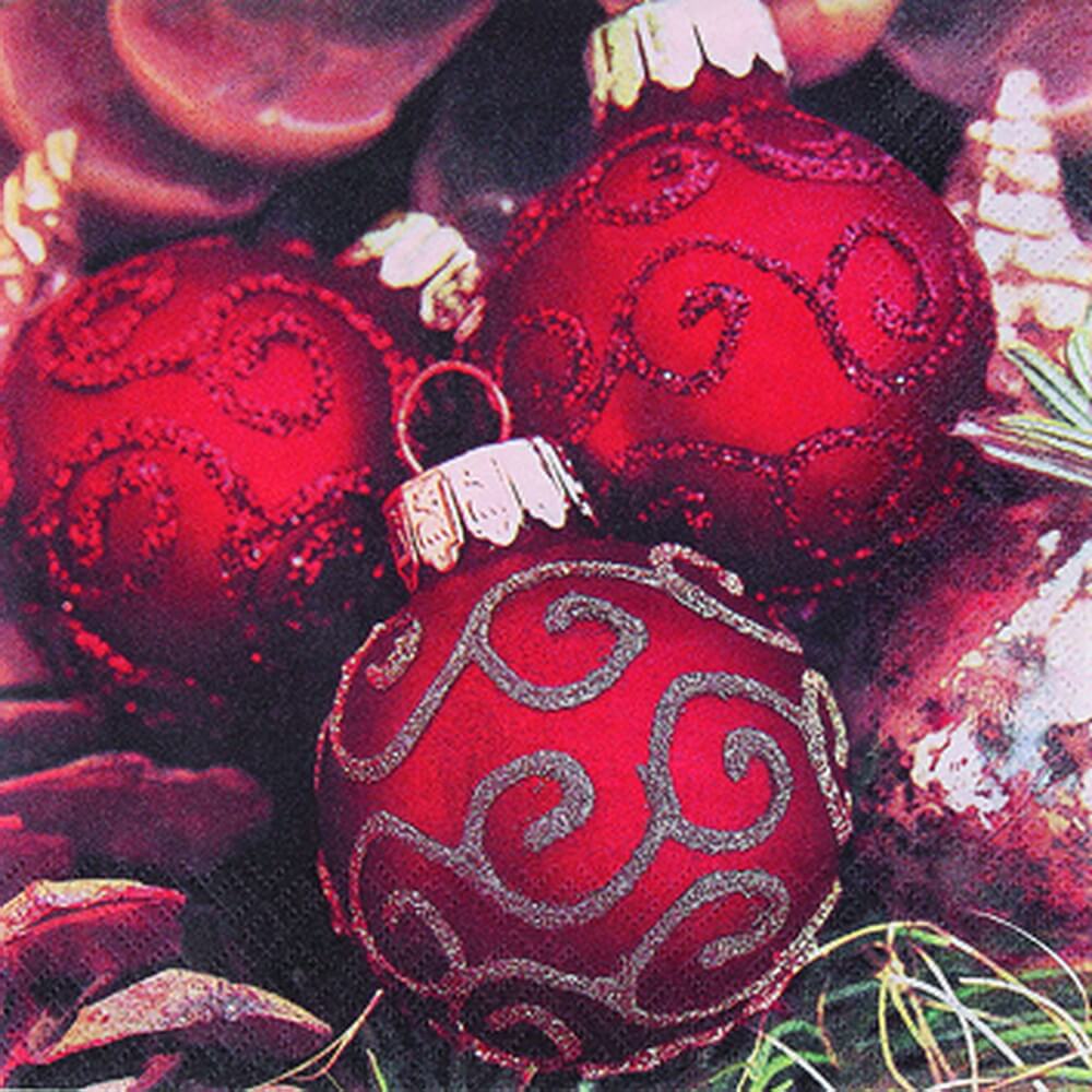 Weihnachtsservietten Classy Christmas Balls von Home Fashion®