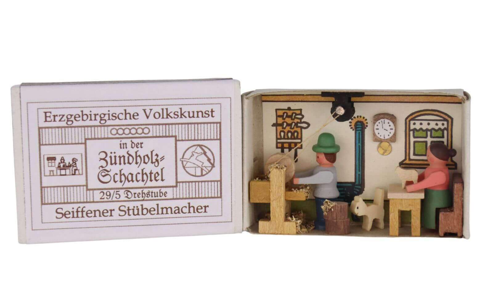Zündholzschachtel Drehstube von Gunter Flath