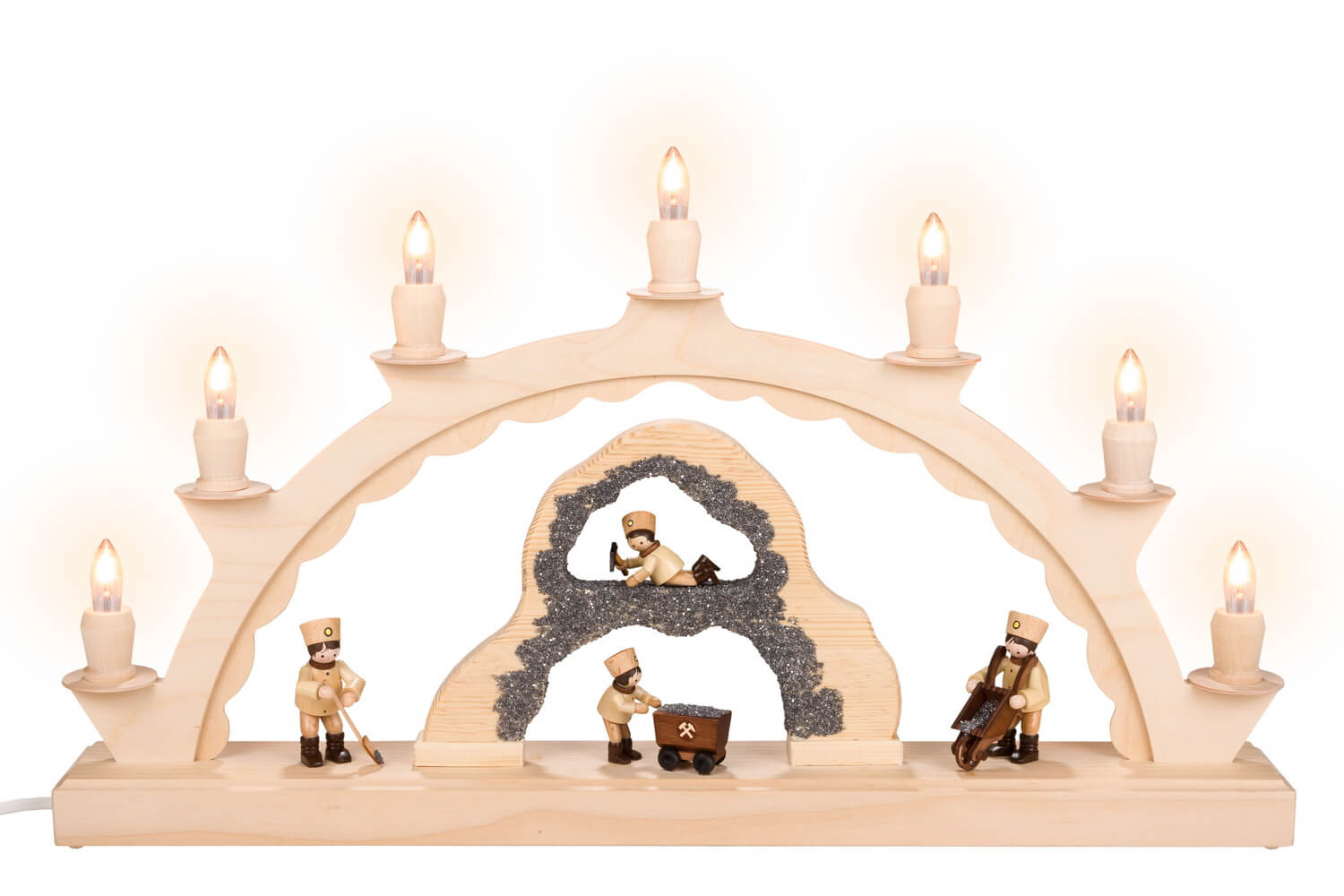 LED Schwibbogen Bergwerk von SEIFFEN.COM