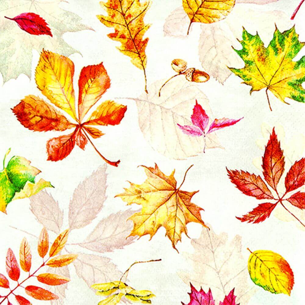 Servietten Scattered Foliage von Home Fashion®