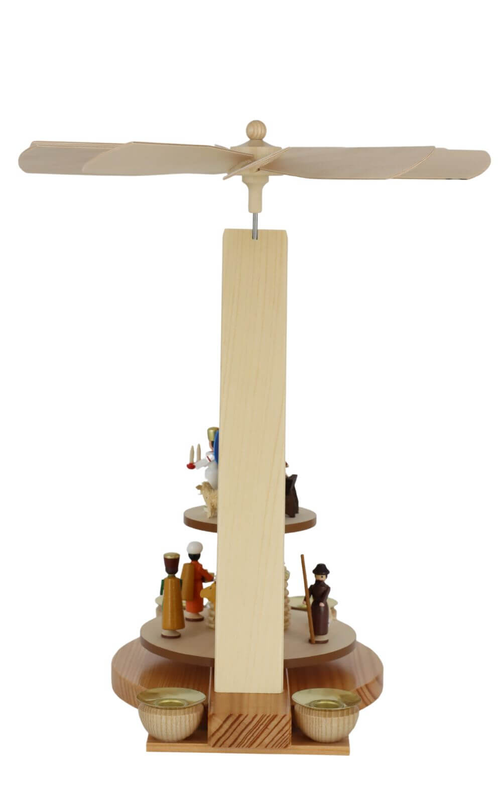 Weihnachtspyramide Heilige Familie 2-stöckig von Knuth Neuber_3