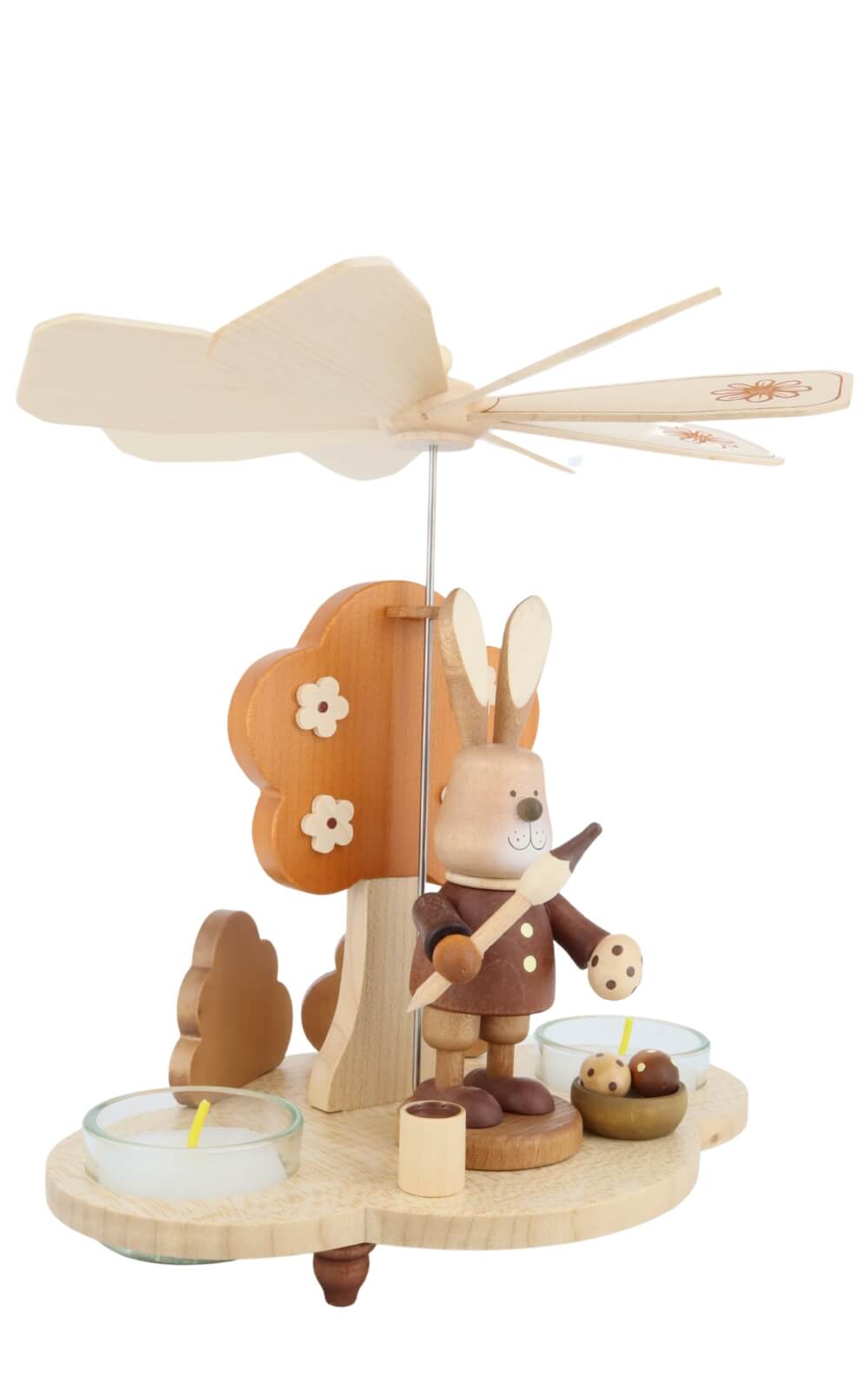 Osterpyramide mit Osterhase, natur, 20 cm von Christian Ulbricht_2