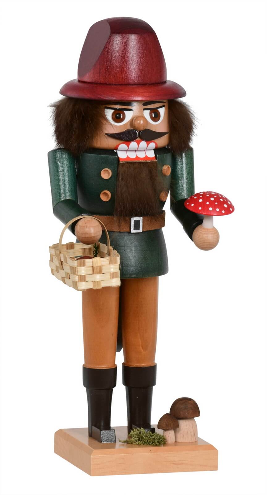 Nussknacker Pilzsammler, 27 cm von KWO
