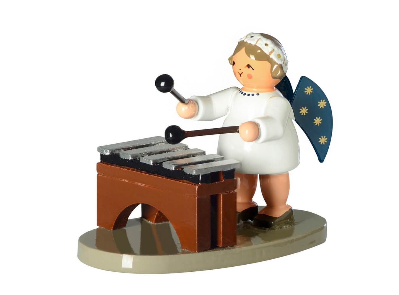 Miniatur Weihnachtsengel mit Xylophon, 5 cm von KWO