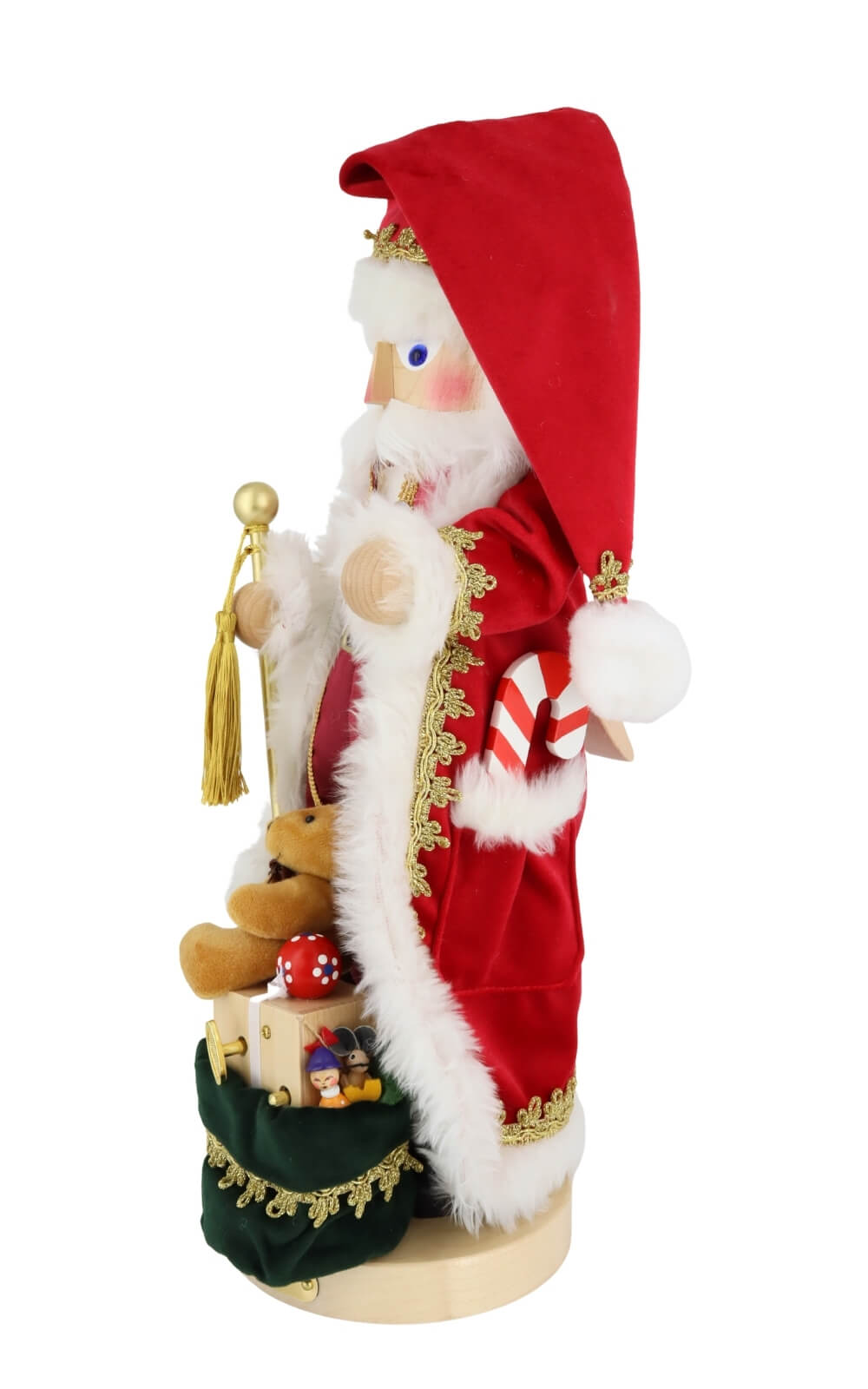 Nussknacker Cozy Santa mit Spieluhr, 49 cm von Steinbach_3
