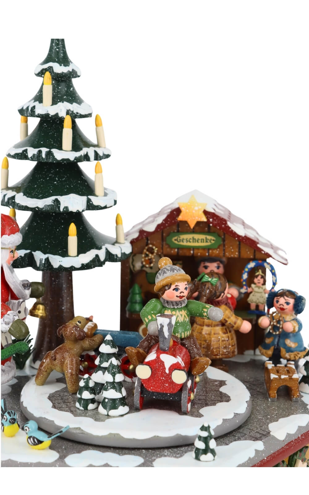 Spieluhr Weihnachtszeit mit der Melodie Kling Glöckchen kling von Hubrig Volkskunst_4