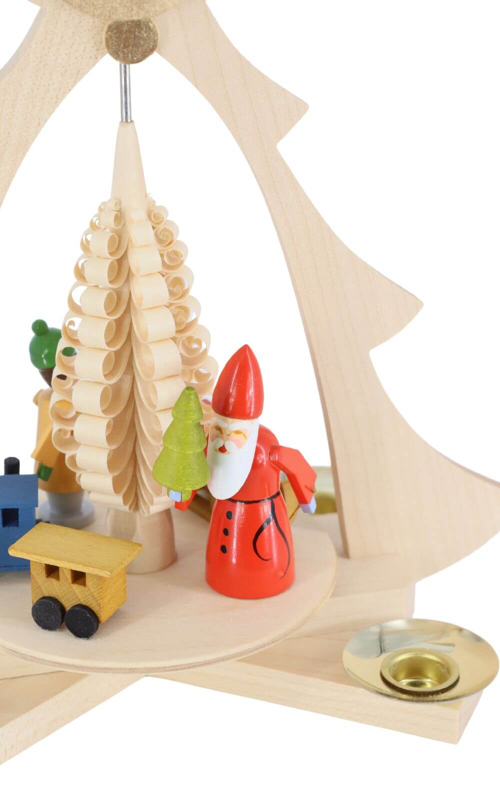 Weihnachstpyramide Bescherung natur, 28 cm von Ralf Zenker_2