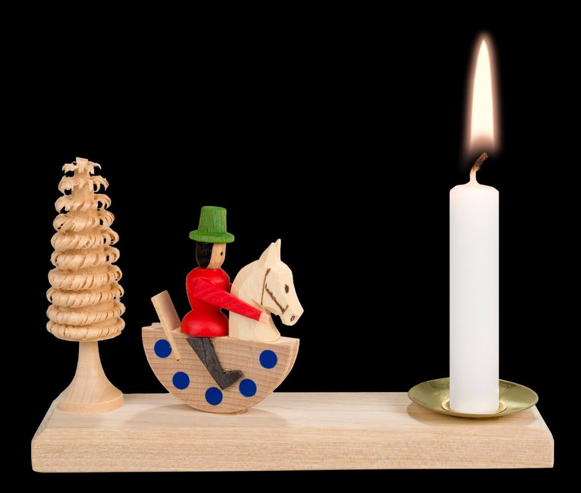 Kerzenhalter mit Reiterlein und Ringelbäumchen von SEIFFEN.COM_1