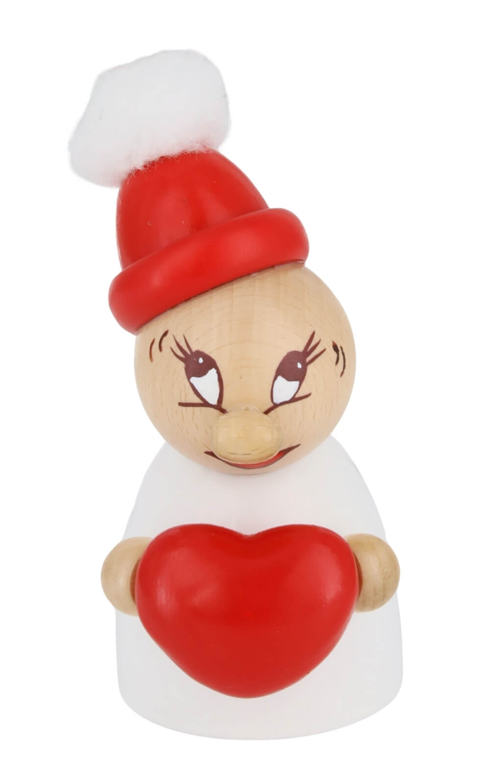 Valentine mit roter Holzmütze und Bommel - Clumsy von Steinbach_4