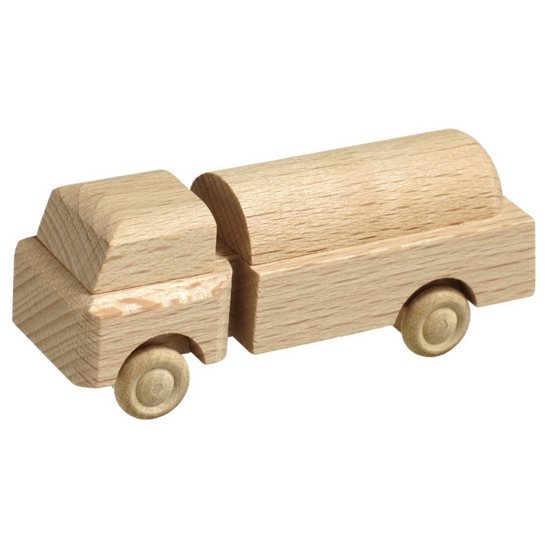 Holzspielzeug LKW Tankwagen, natur von Robbi Weber