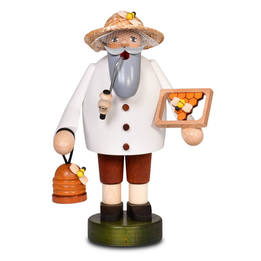 Räuchermännchen Bienenzüchter, 18 cm von KWO, Made in Germany