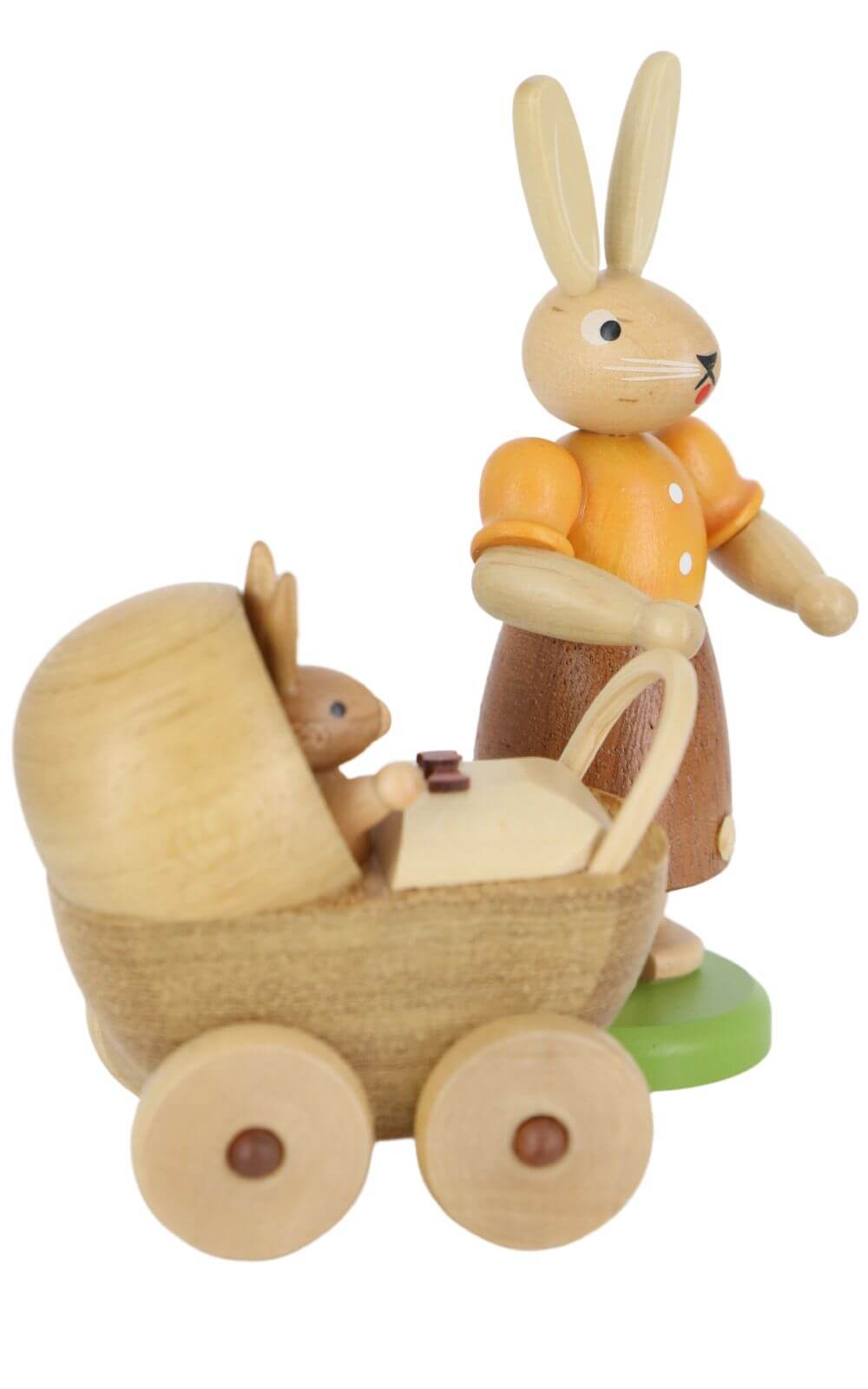 Osterhase Mutter mit Kinderwagen von Müller Kleinkunst_2