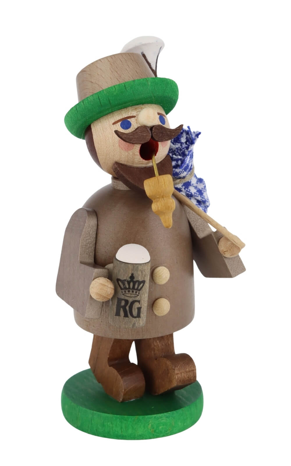 Räuchermännchen Bayer, 11 cm von Richard Glässer_2