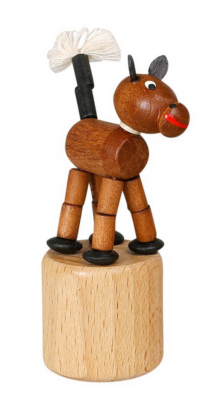 Wackelfigur braunes Pferd von Jan Stephani