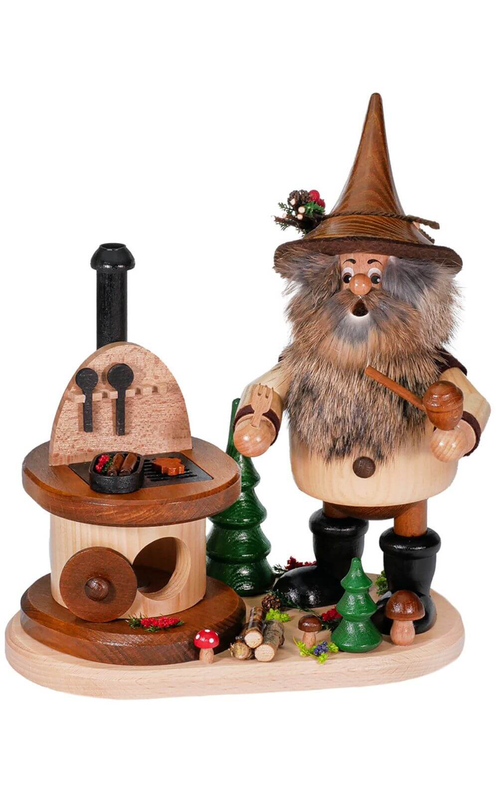 Räuchermännchen Wichtel am Herd, 26 cm von DWU