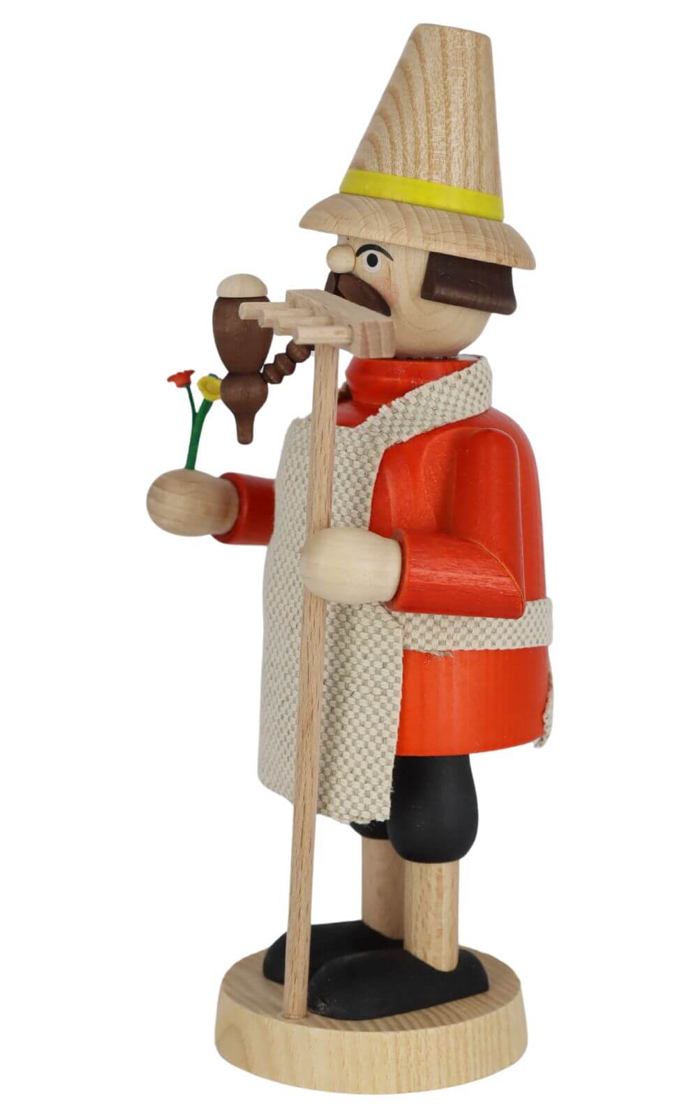 Räuchermännchen Gärtner, 16 cm, farbig von Richard Glässer_3