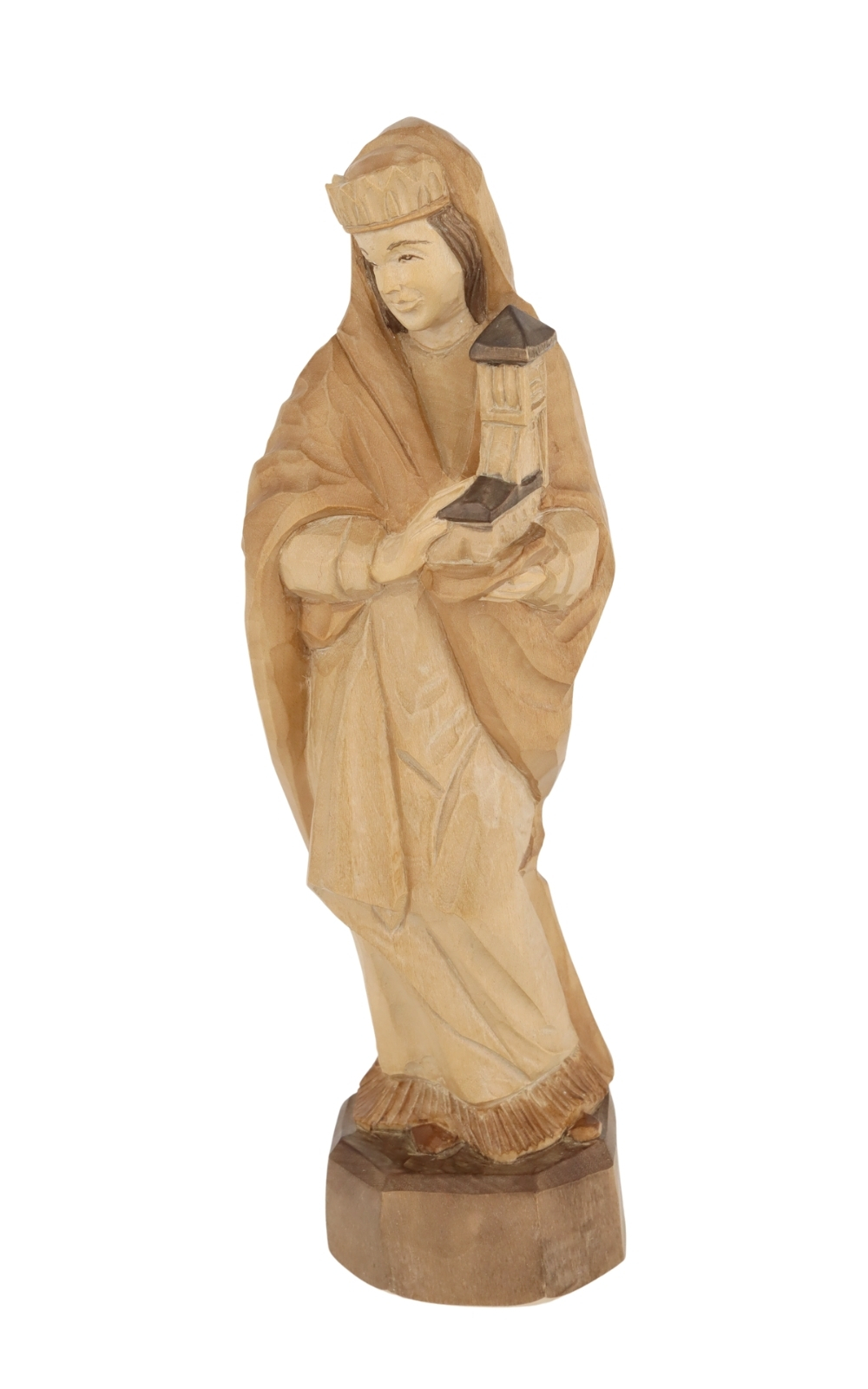 Heilige Barbara, geschnitzt, 25 cm von Schnitzkunst aus dem Erzgebirge3