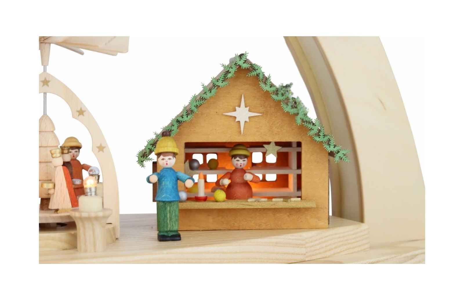 Schwibbogen Dresdener Frauenkirche, 80 cm von Richard Glässer_3