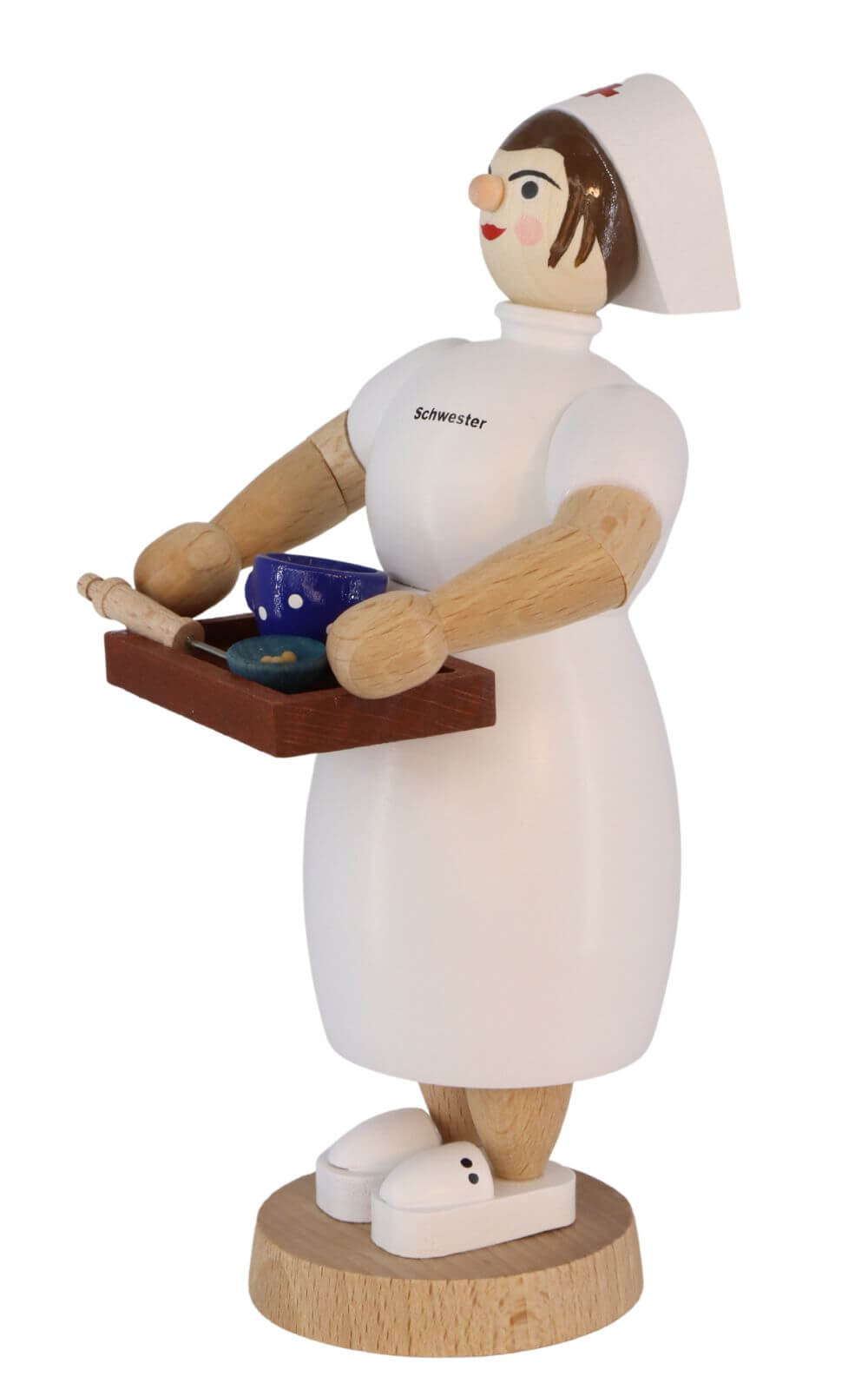 Räuchermännchen Krankenschwester, 17 cm von Richard Glässer_Bild2